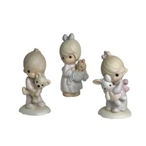 Precious Moments Two Signed Jesus Loves Me + You Can Always Bring A Friend